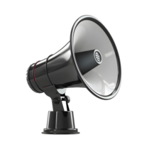 3D-rendered megaphone mock-up on a transparent background png