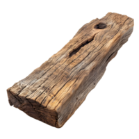 A piece of wood on transparent background high 8K png