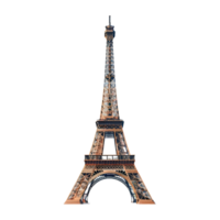 A tower made by Eiffel against transparent background png