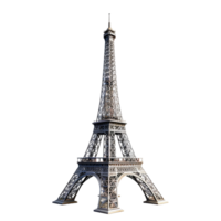 A tower made by Eiffel against transparent background png