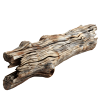 A piece of wood on transparent background high 8K png
