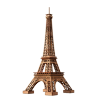 A tower made by Eiffel against transparent background png