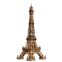A tower made by Eiffel against transparent background png