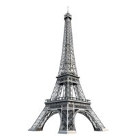 A tower made by Eiffel against transparent background png