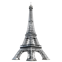 A tower made by Eiffel against transparent background png