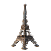 A tower made by Eiffel against transparent background png