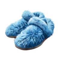 Fluffy Slippers on Transparent Background png