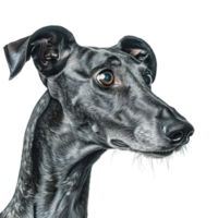 Whippet Dog breed on Transparent Background png