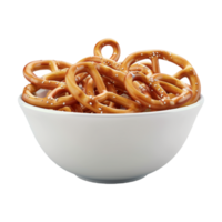 Fried Onions Rings in Bowl on Transparent Background png