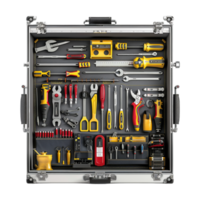 Different kind of Tool Box on Transparent Background png