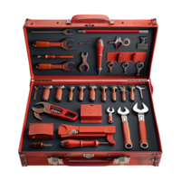 Different kind of Tool Box on Transparent Background png
