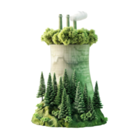 Mills And Factories Polluting The Environment on Transparent Background png