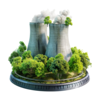 Mills And Factories Polluting The Environment on Transparent Background png