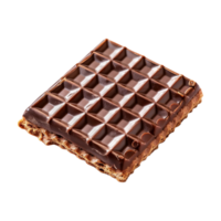 Chocolate Waffle Biscuits on Transparent Background png