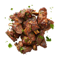 Grilled Beef Meat on Transparent Background png