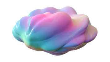 Abstract colorful digital art with smooth, flowing shapes in pastel shades of pink, blue, and purple, creating a soft, dreamy visual effect. png