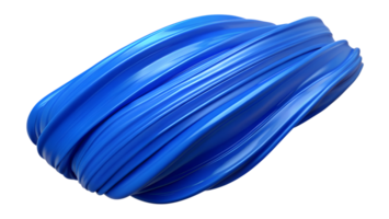 A vivid blue abstract swirl, perfect for backgrounds, design elements, or artistic projects. A vibrant and dynamic visual texture. png