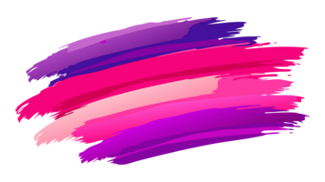 Vibrant abstract painting with bold brush strokes in shades of purple, pink, and magenta, creating a dynamic and colorful artistic effect. png