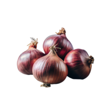 Fresh red onions isolated on white background. Perfect for cooking, salads, and adding flavor to your dishes. High-resolution stock photo. png