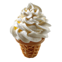 suave servir gelo creme cone com waffle cone png