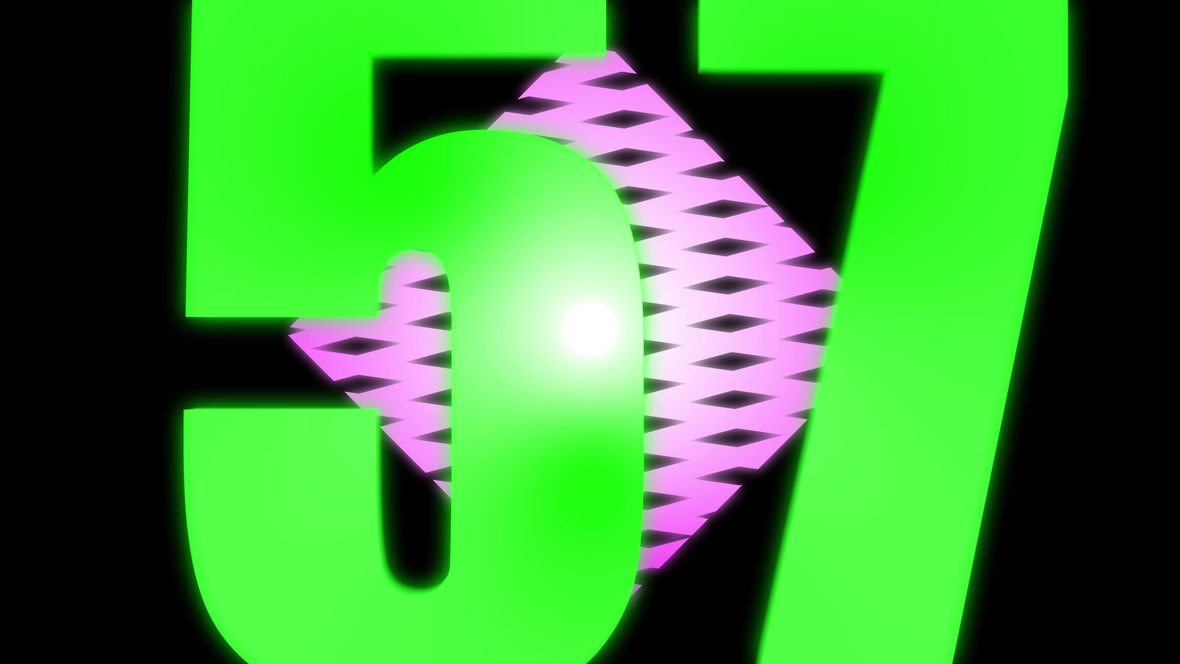 A motion graphic of count down from 60 seconds 47834188 stock video at
