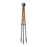 3d rendering of tripod on transparent background png
