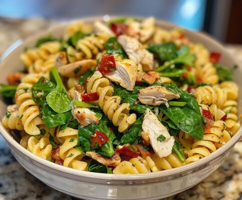 Chicken Pasta Salad Stock Photos, Images and Backgrounds for Free Download