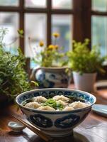 Wonton Soup by the Window photo