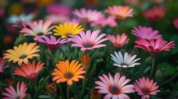 Colorful Flowers in a Garden photo