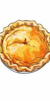 Apple Pie Illustration photo