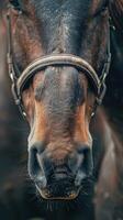 Close Up of a Horse's Nose photo