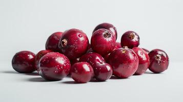 Stack of Cranberries photo