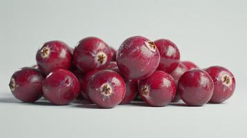 Stack of Cranberries photo