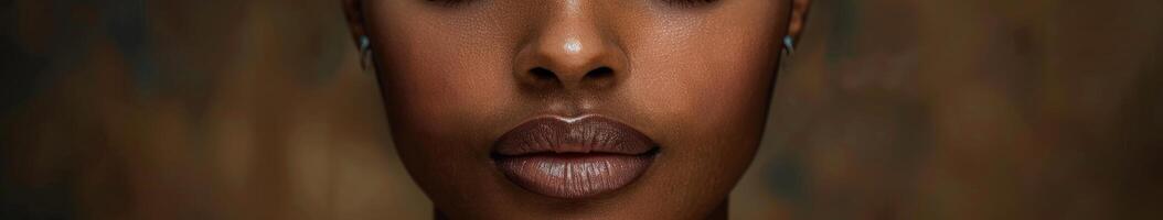 Digital Painting of a Womans Face Sticking Out Her Tongue photo