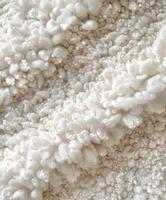 Close Up of White Fabric Texture photo