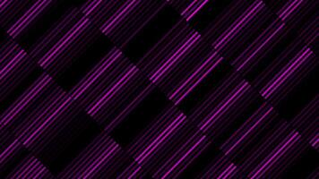 Purple background.Motion.A dark background on which bright violet lines in animation shimmer and alternate with black . video
