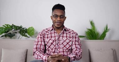 Man Looking and Teach with Camera During Conference video