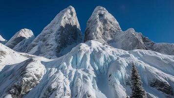 The Splendor of Nature Icy Mountain Majesty photo