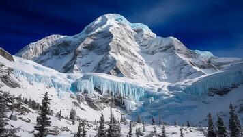 The Serenity of SnowCapped Peak photo