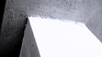 3D geometric textured grey background, copy space photo