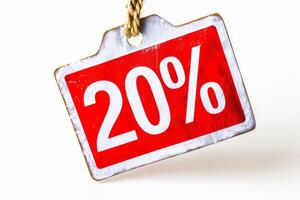 Big savings with this 20 off red tag photo