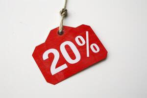 Big savings with this 20 off red tag photo
