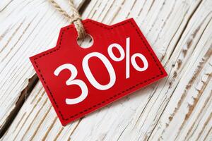 Big savings with this 30 off red tag photo