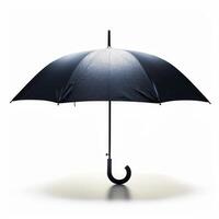 Umbrella or parasol with handle isolated on white background, 3D rendering photo