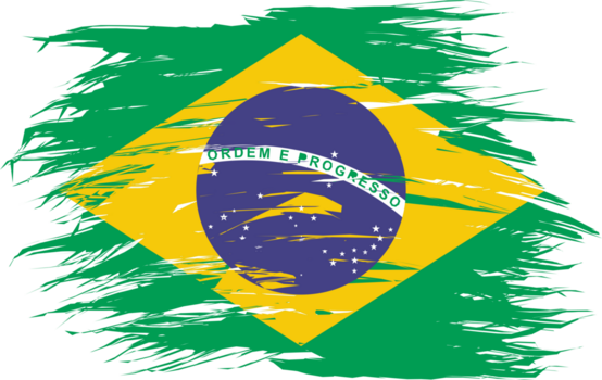 Brasilien flagga abstrakt form png