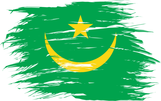 mauretanien flagga abstrakt form png