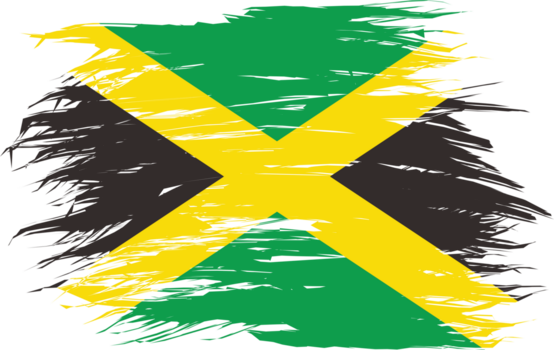 jamaica flagga abstrakt form png