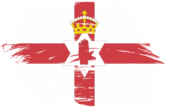 nordlig irland flagga abstrakt form png