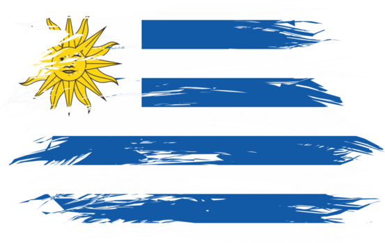uruguay flagga abstrakt form png