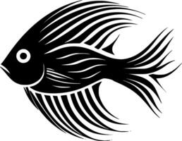 Angelfish - High Quality Logo - illustration ideal for T-shirt graphic vector